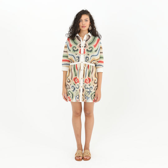 Stylish Print Button-Up Kimono - Lightweight and Versatile