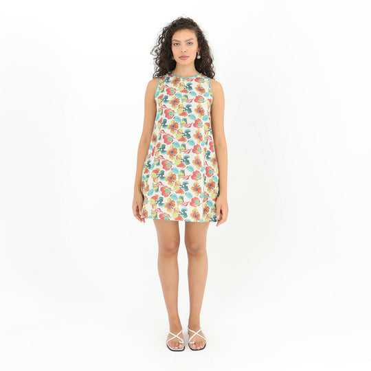 Floral Print Casual Mini Dress - Chic and Comfortable