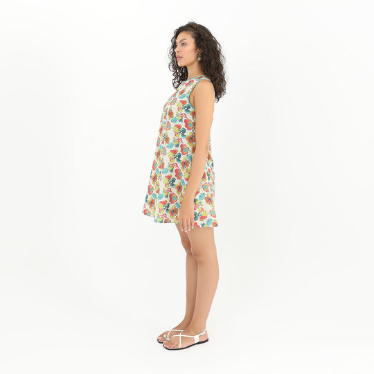 Floral Print Casual Mini Dress 60828