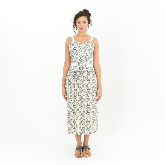 Abstract Print Bustier Top - Stylish and Comfortable