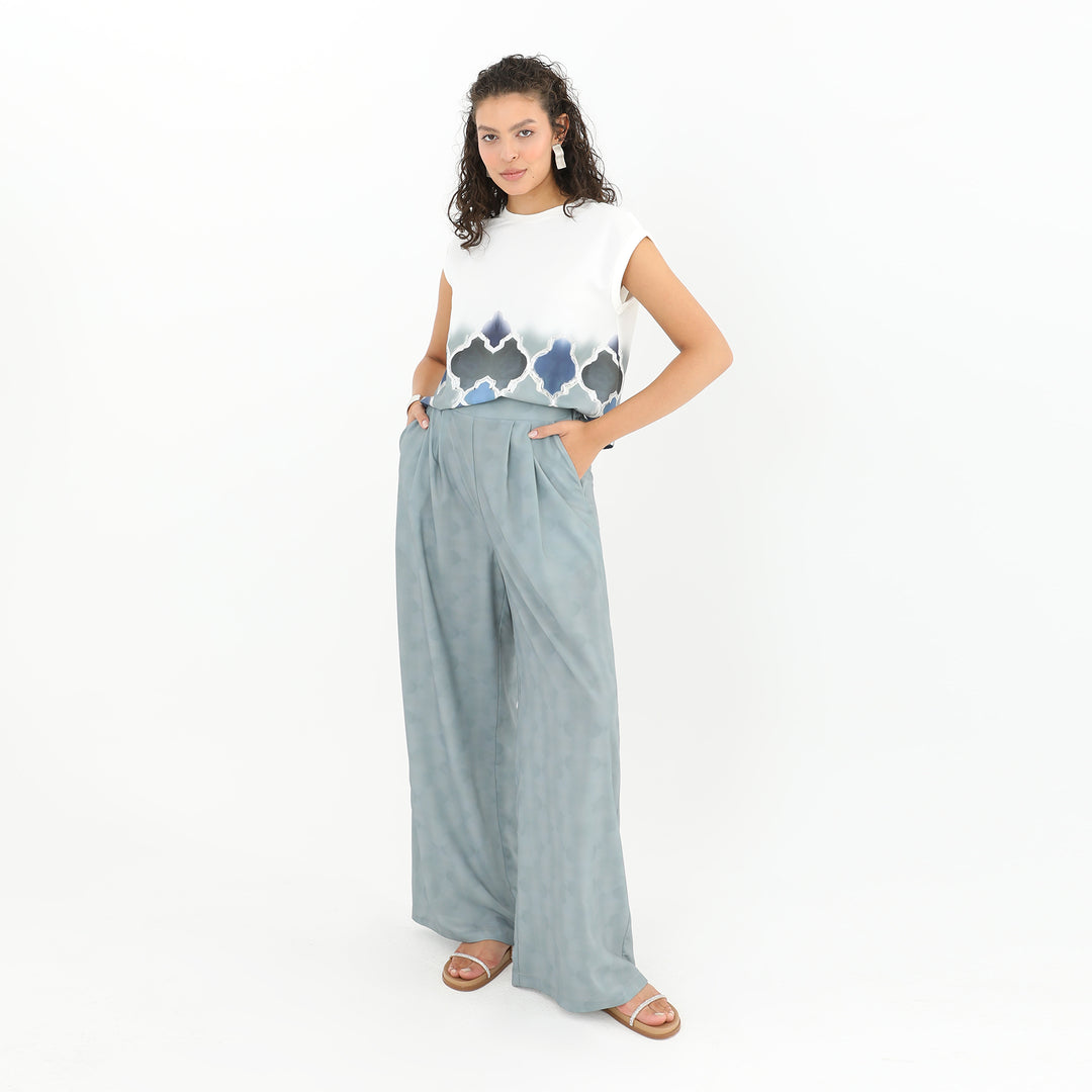 Casual Wide Leg Pants 60817
