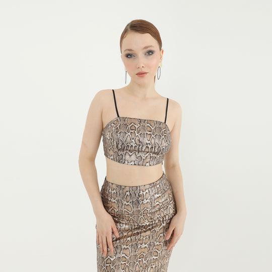 Snakeskin Print Cami Top 60717