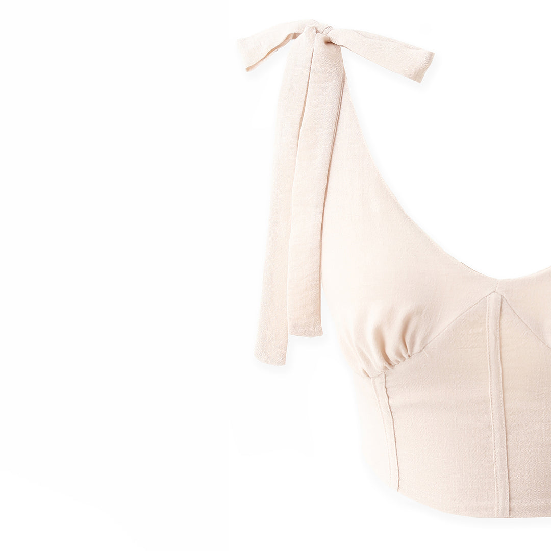 Shoulder Tie Crop Tank 31327