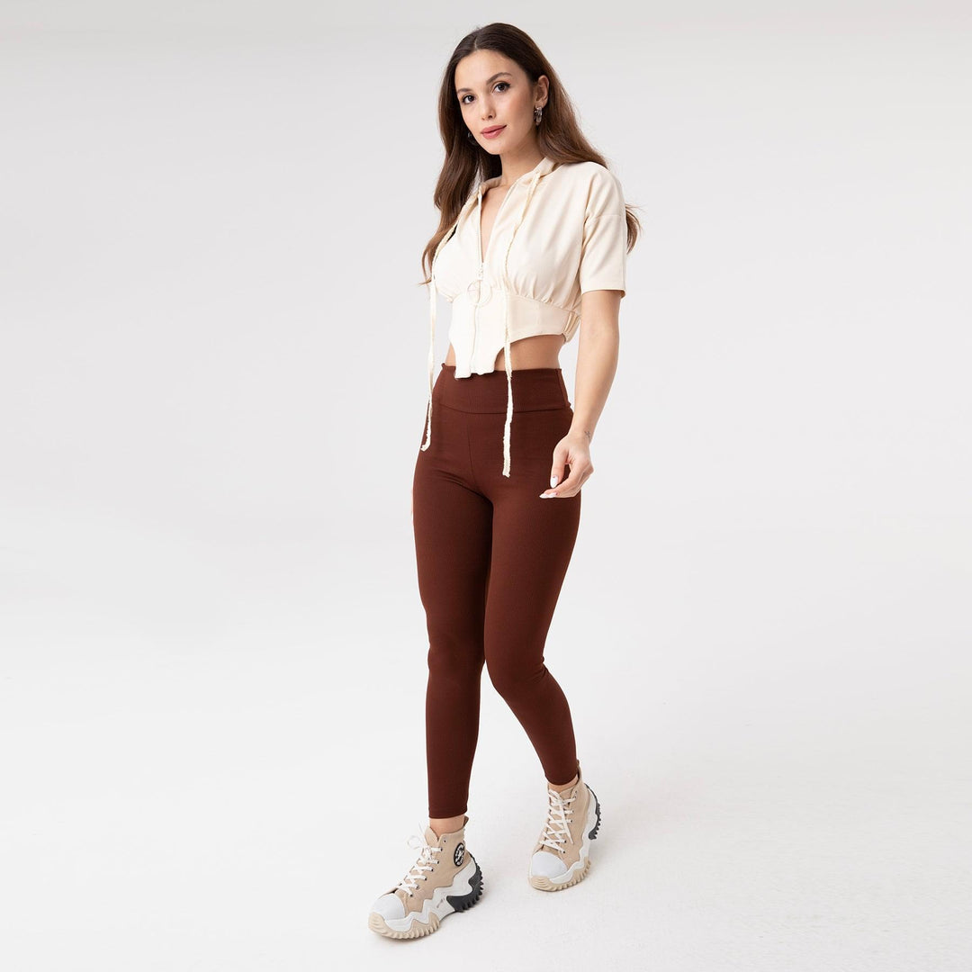 Asymmetric Hem Detailed Hoodie 31172