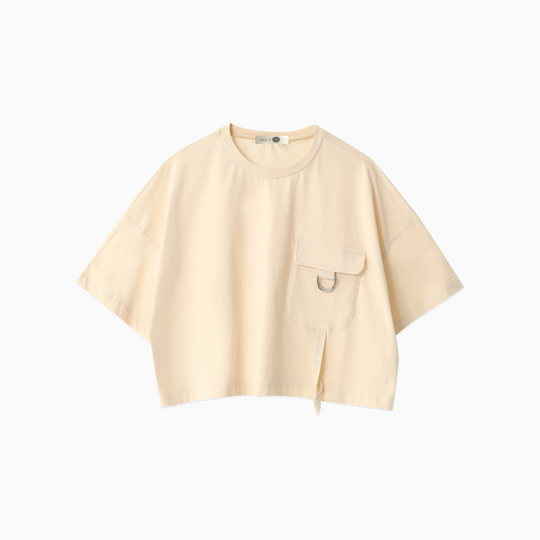 Pocket Detailed Oversized T-Shirt 31375