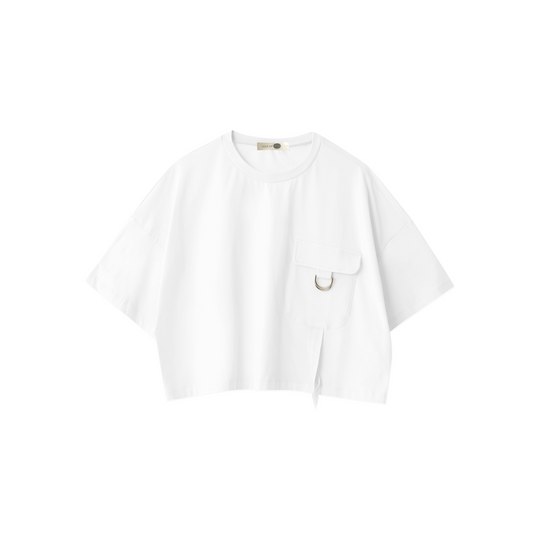 Pocket Detailed Oversized T-Shirt 31375