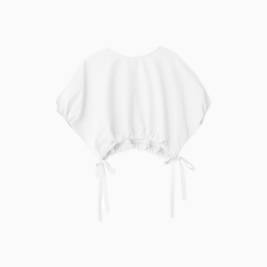Short Sleeve Shirt With Shrinkable Waist 31349