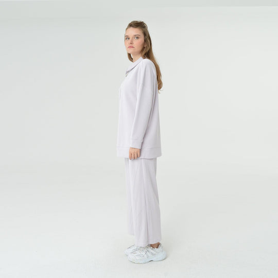 Collar Neck Oversized Modal Sweatshirt 60406