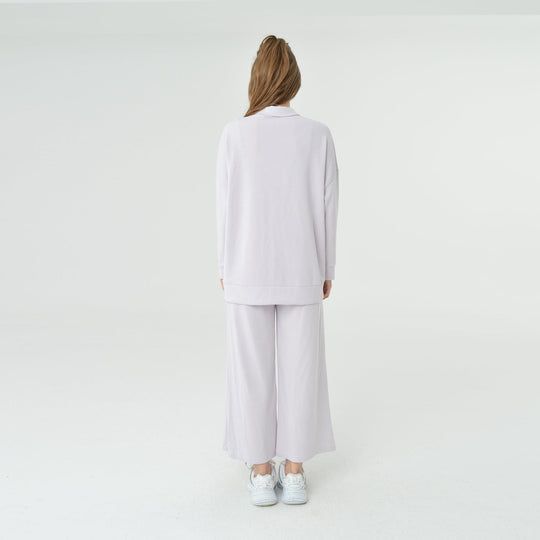 Collar Neck Oversized Modal Sweatshirt 60406