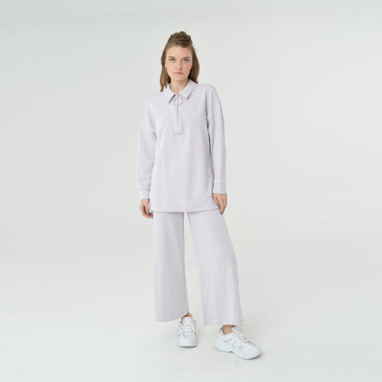Collar Neck Oversized Modal Sweatshirt 60406