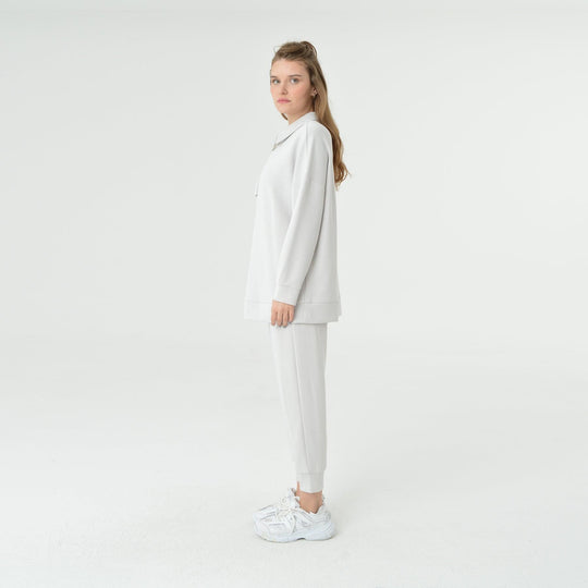 Collar Neck Oversized Modal Sweatshirt 60406
