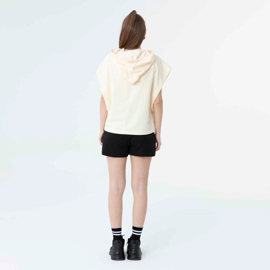 Hooded Low Short Sleeve Sweatshirt 60189