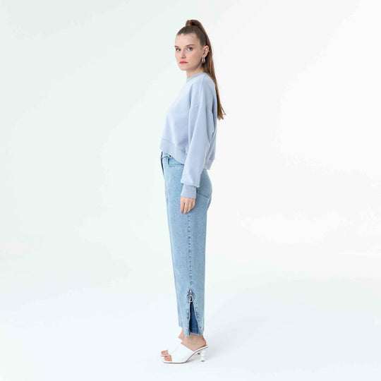 Bicycle Collar Basic Sweatshirt 60059