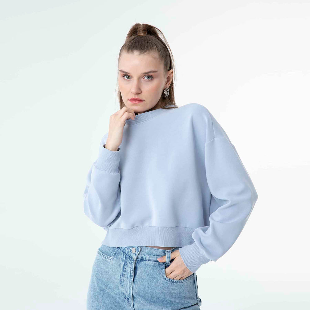 Bicycle Collar Basic Sweatshirt 60059