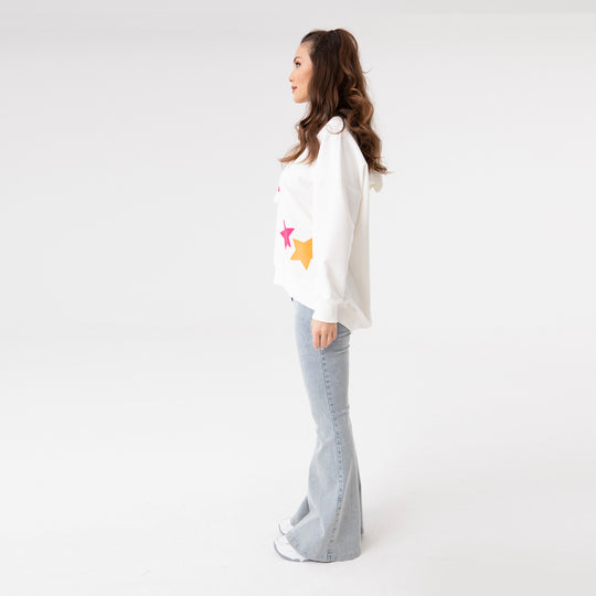 Embroidered Detailed Hoodie 31132