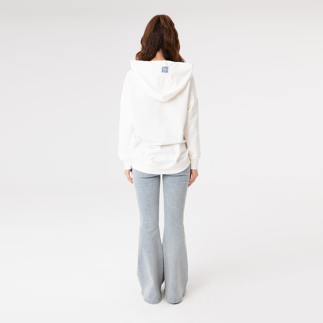 Embroidered Detailed Hoodie 31132
