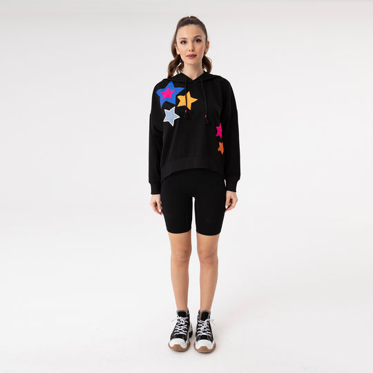 Embroidered Detailed Hoodie 31132