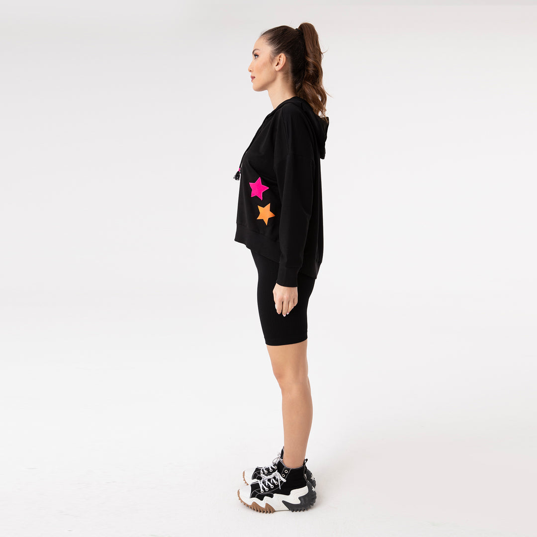 Embroidered Detailed Hoodie 31132