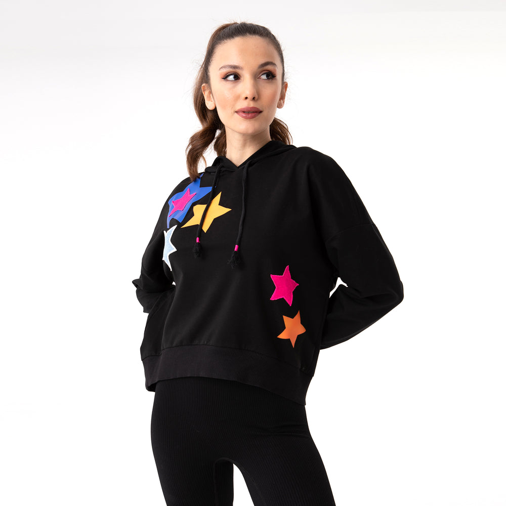 Embroidered Detailed Hoodie 31132
