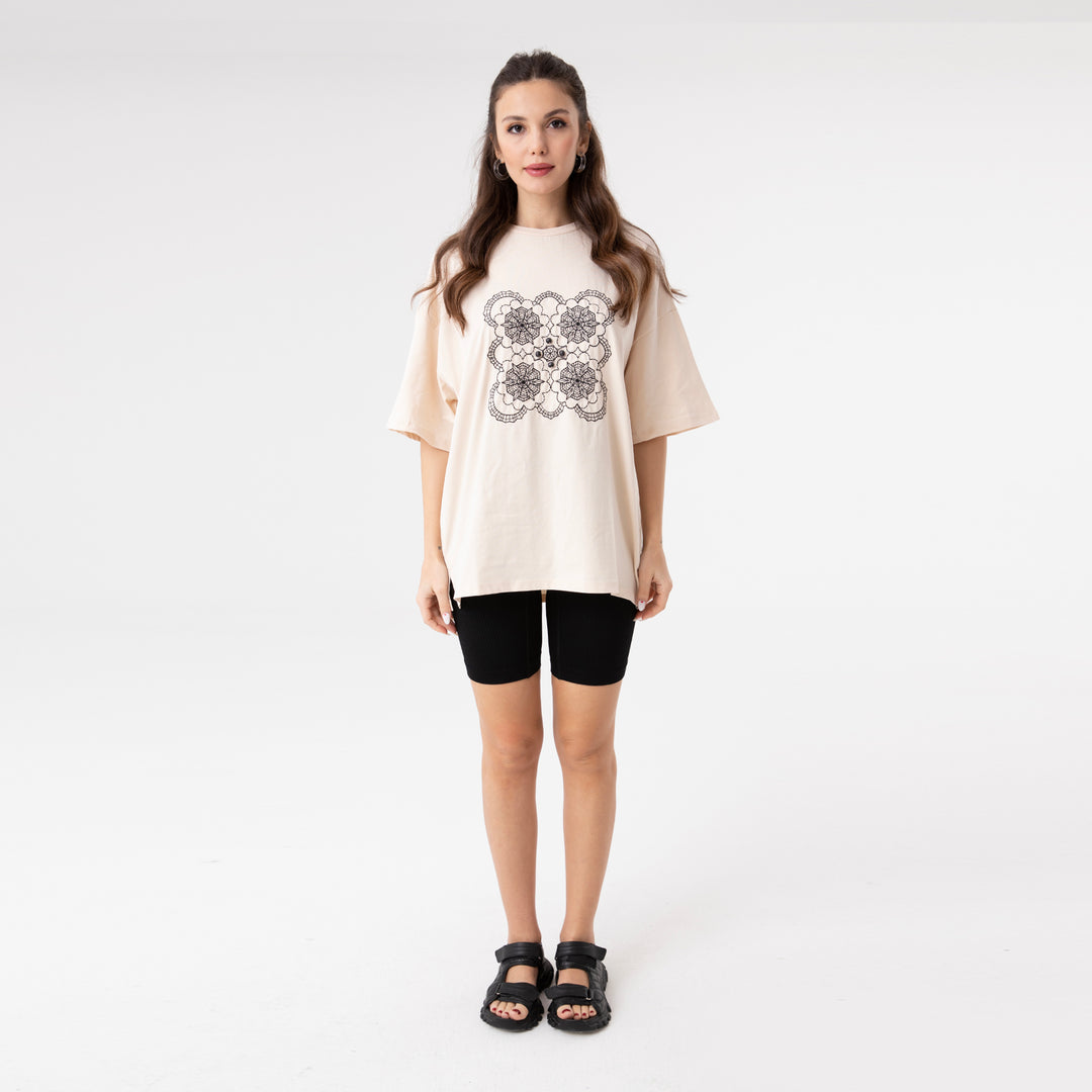 Ethnic Embroidery T-Shirt 31173