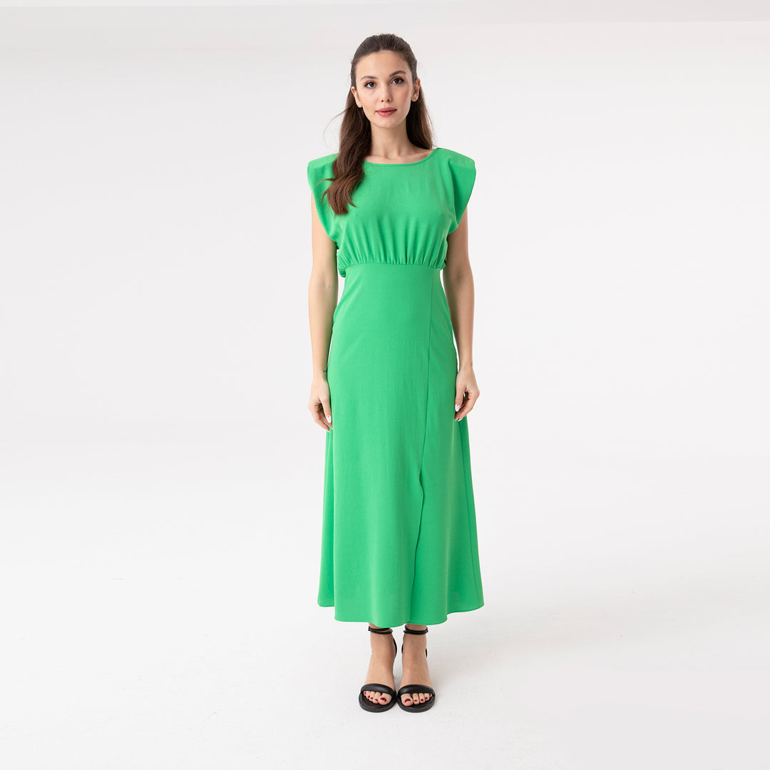 Slip Detailed Midi Dress 31110