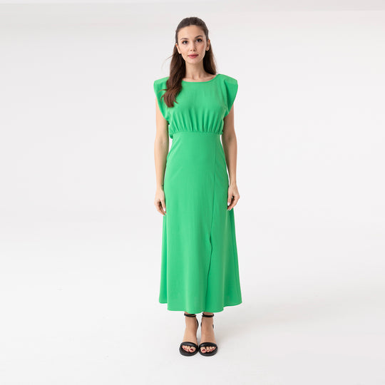 Slip Detailed Midi Dress 31110
