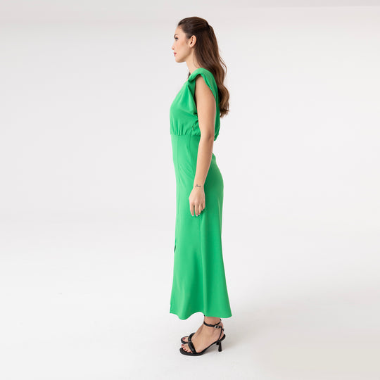 Slip Detailed Midi Dress 31110