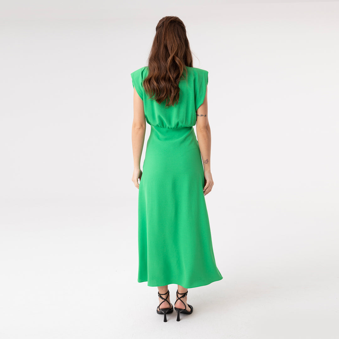 Slip Detailed Midi Dress 31110
