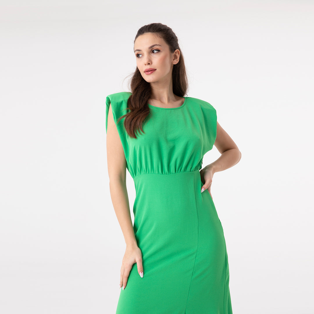 Slip Detailed Midi Dress 31110