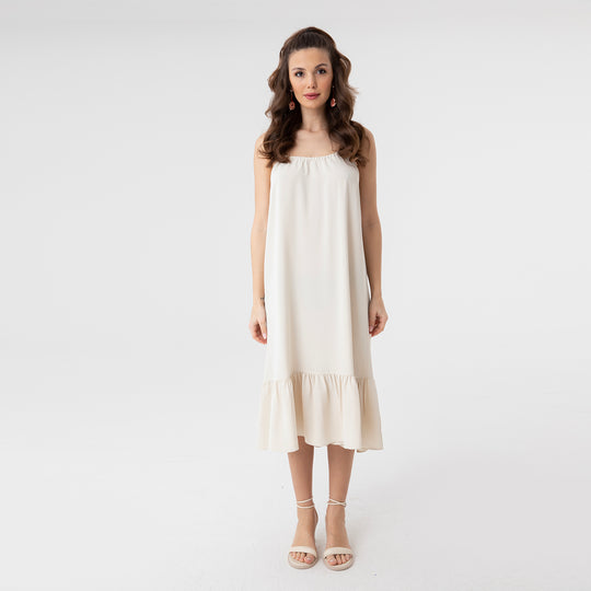 Cut Out Backless Midi Dress 31228