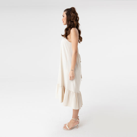 Cut Out Backless Midi Dress 31228