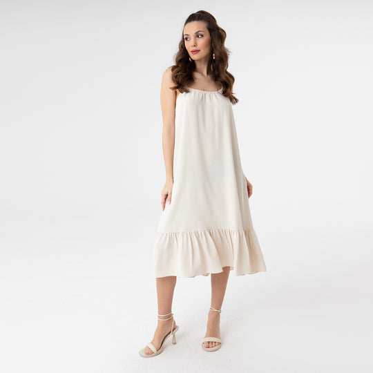 Cut Out Backless Midi Dress 31228