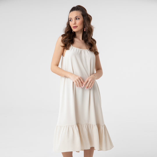 Cut Out Backless Midi Dress 31228