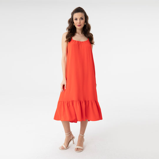 Cut Out Backless Midi Dress 31228
