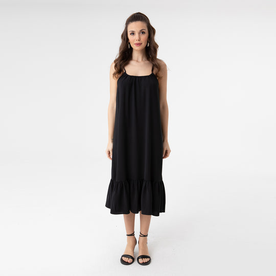 Cut Out Backless Midi Dress 31228