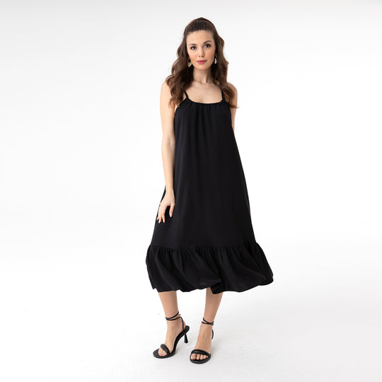 Cut Out Backless Midi Dress 31228