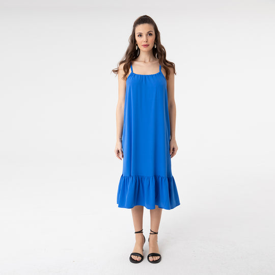 Cut Out Backless Midi Dress 31228