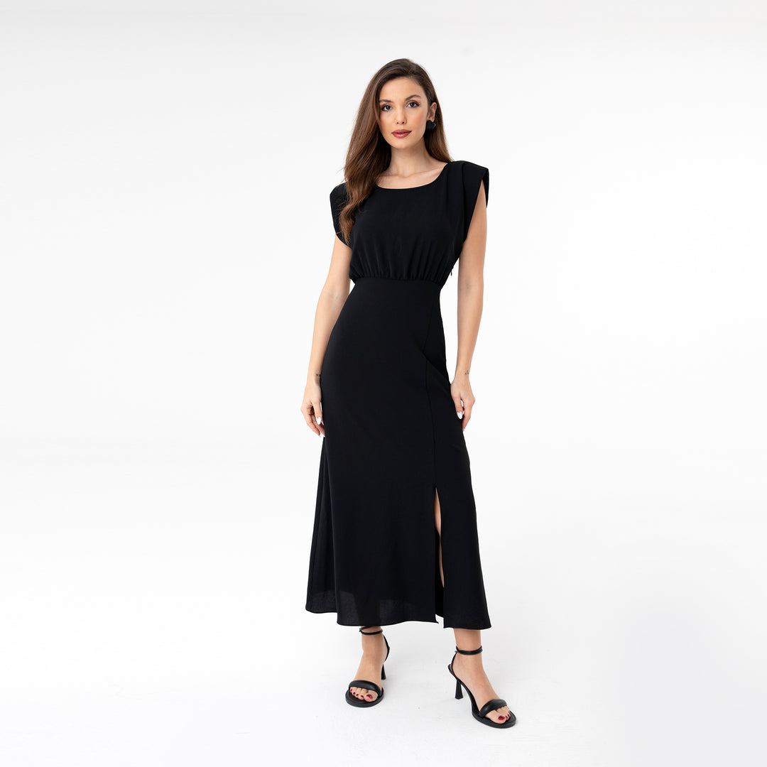 Slip Detailed Midi Dress 31110