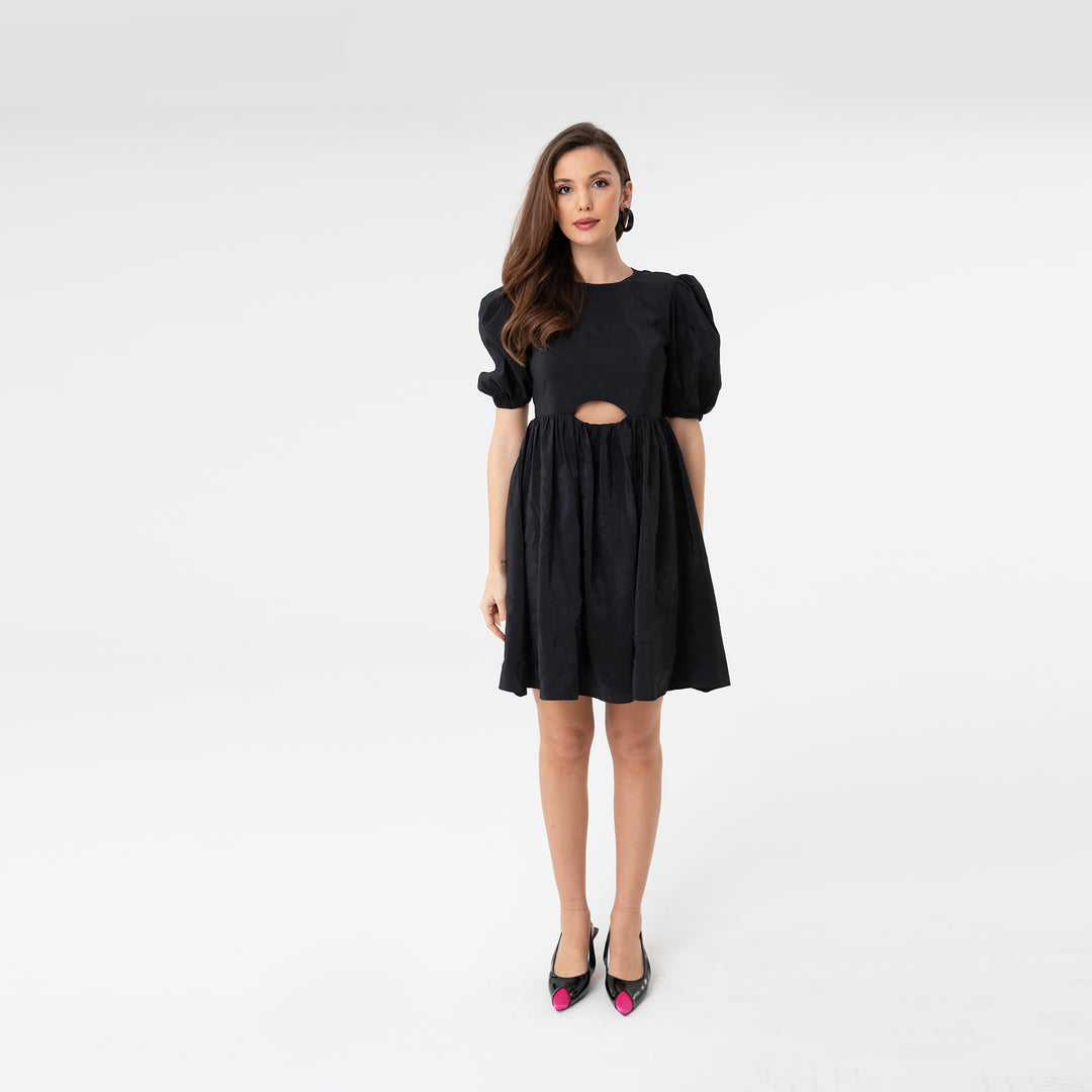 Poplin Half Sleeve Dress 31069