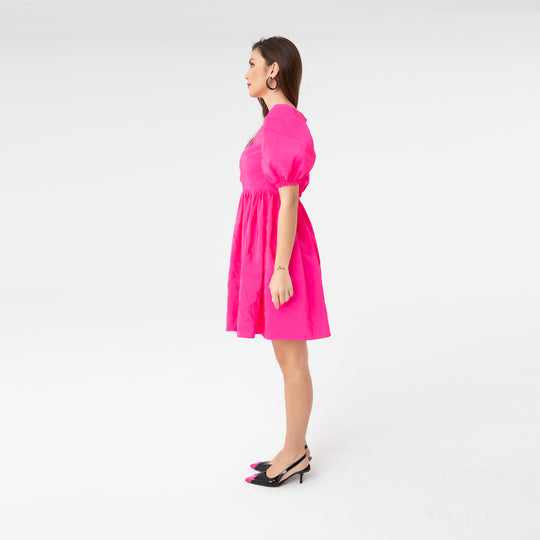 Poplin Half Sleeve Dress 31069