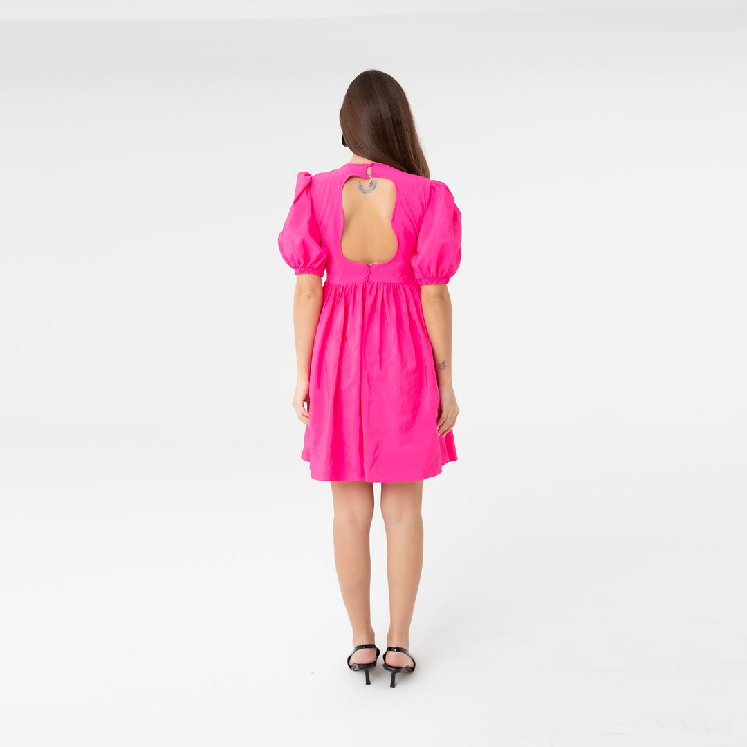 Poplin Half Sleeve Dress 31069