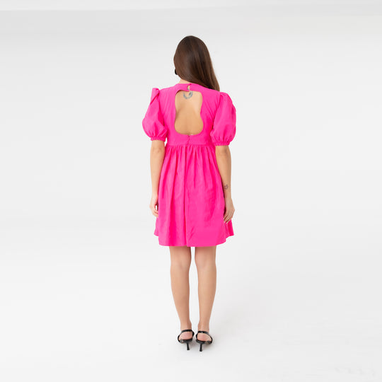Poplin Half Sleeve Dress 31069