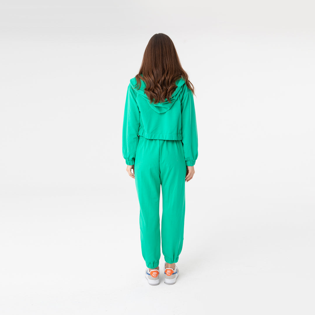 Zip-Up Cotton Hoodie 31099