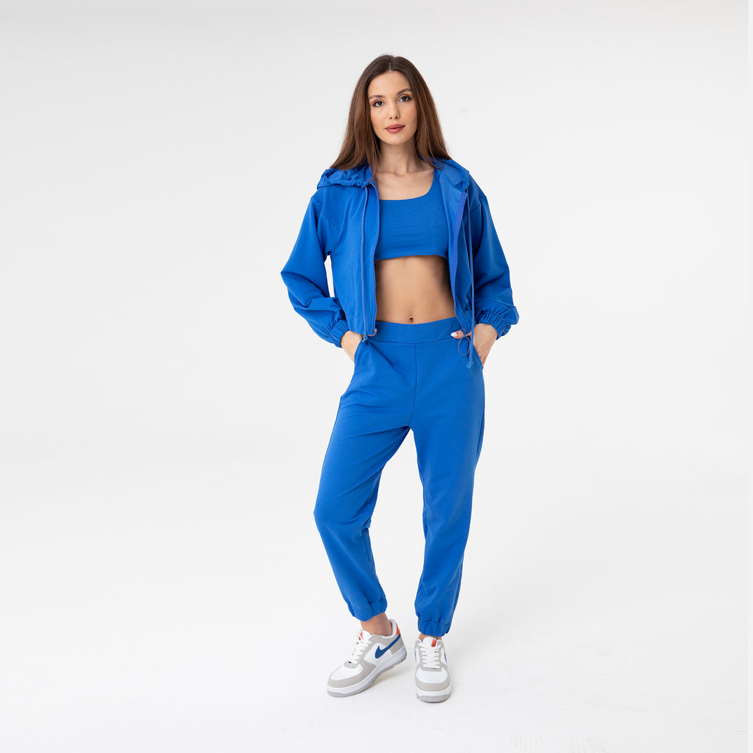 Zip-Up Cotton Hoodie 31099