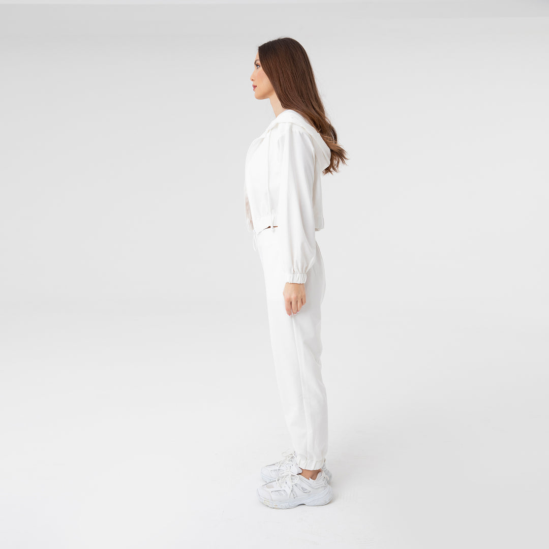Zip-Up Cotton Hoodie 31099