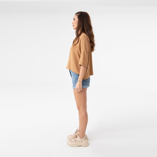 Short Sleeve Oversized Shirt 31175
