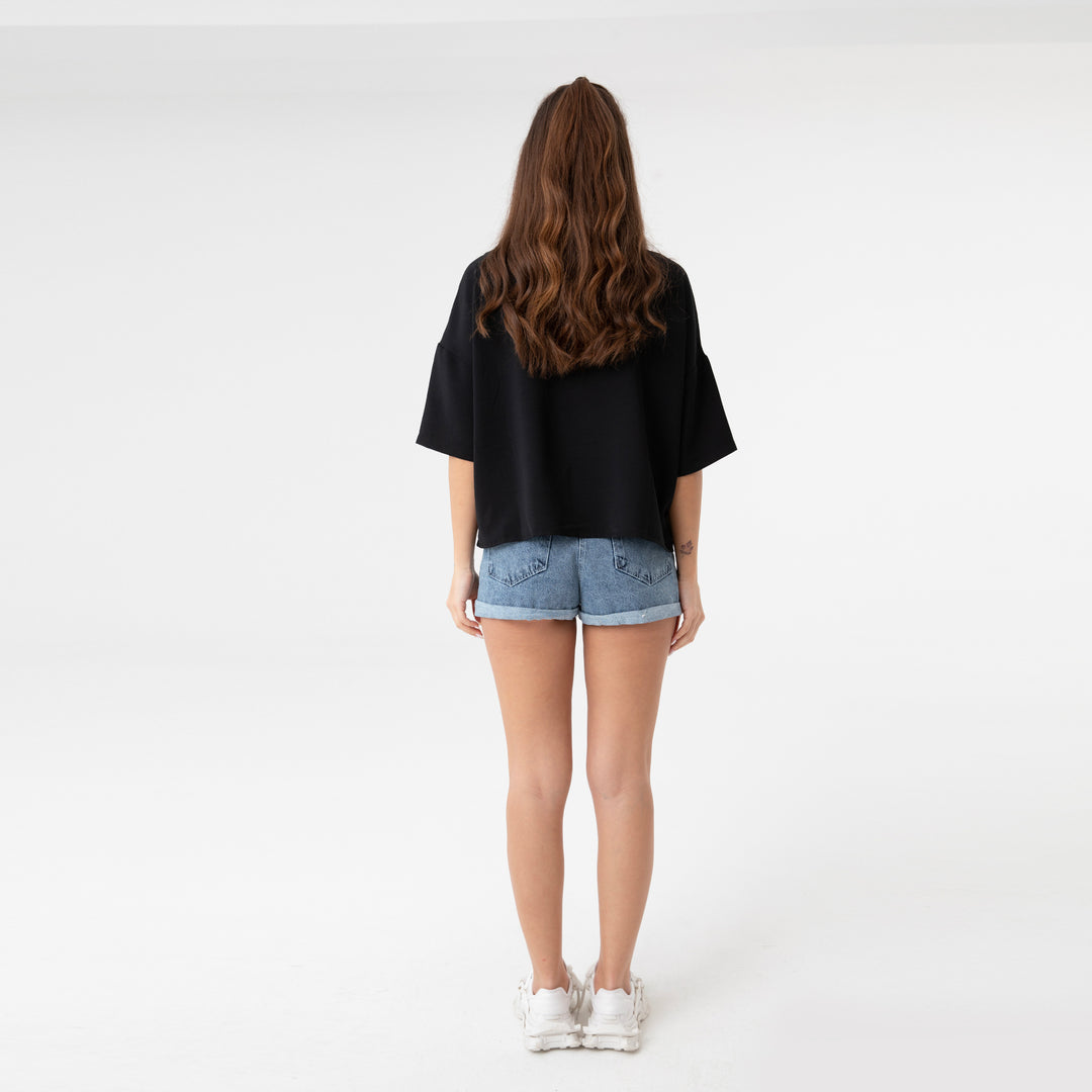 Short Sleeve Oversized Shirt 31175