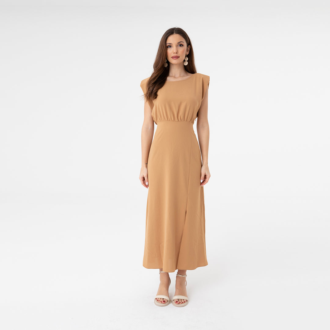 Slip Detailed Midi Dress 31110