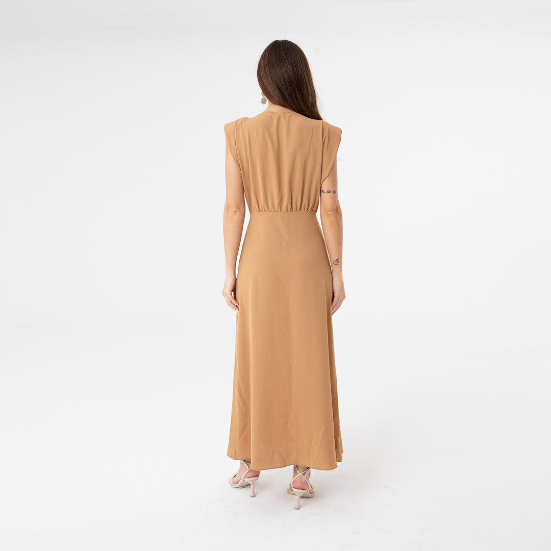 Slip Detailed Midi Dress 31110
