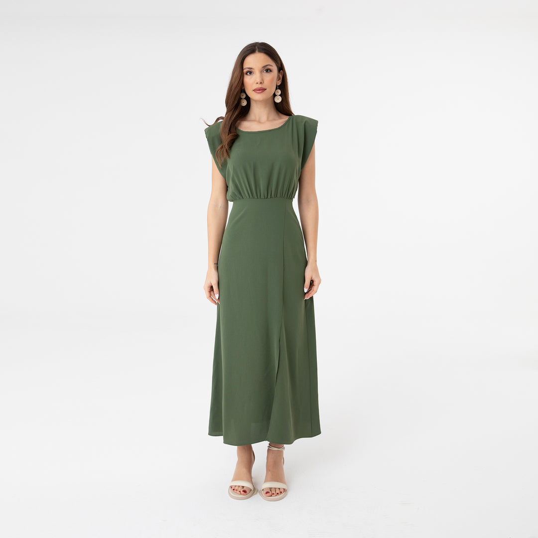 Slip Detailed Midi Dress 31110